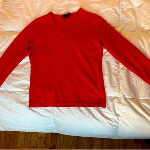 Bright Red Merino Shirt 💋